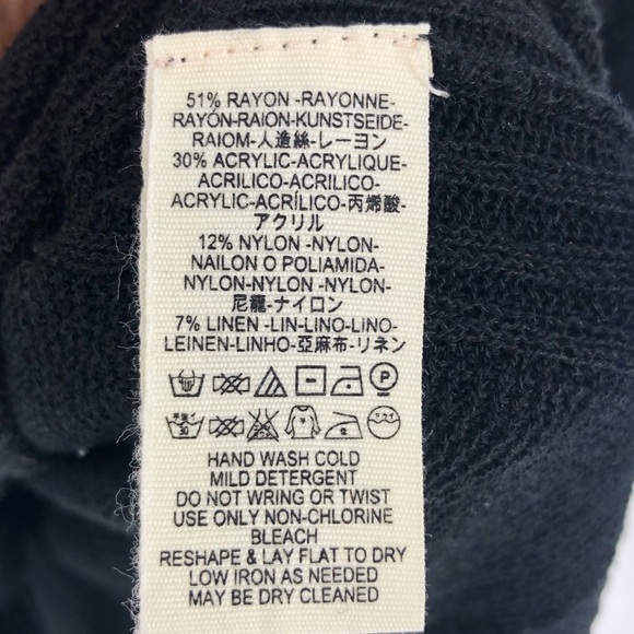 Free People Tunic Sweater Womens XS Linen Blend Criss Cross Boho Stretch Comfy - Picture 6 of 8